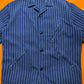 Jacquard Blue Pinstriped Boxy Shirt (~M~)
