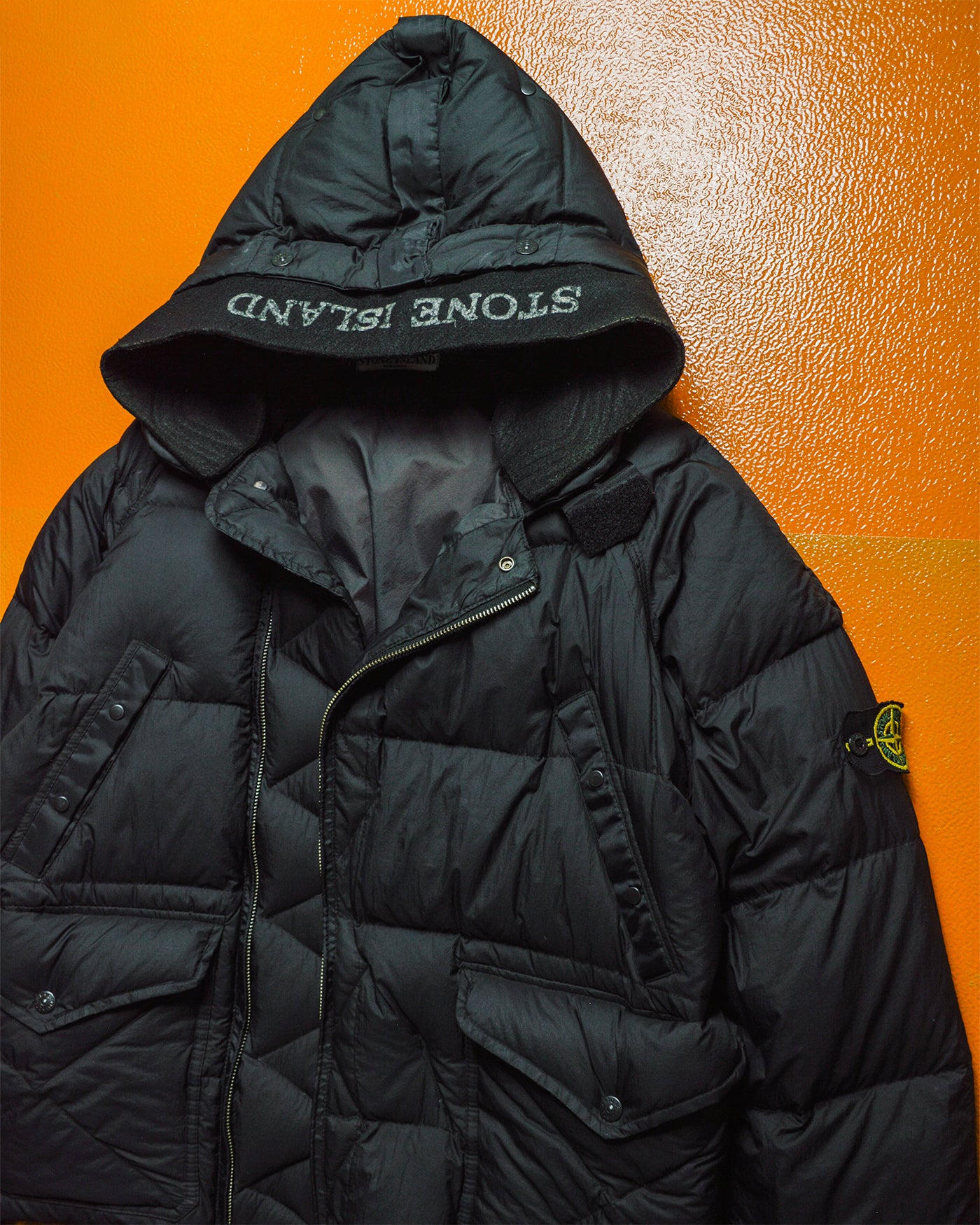 STONE ISLAND GOOSE DOWN PUFFER JACKET-