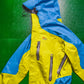 Lowe Alpine F/W 11 Blue / Yellow Packable Panelled Gore-Tex Mountain Jacket (M)