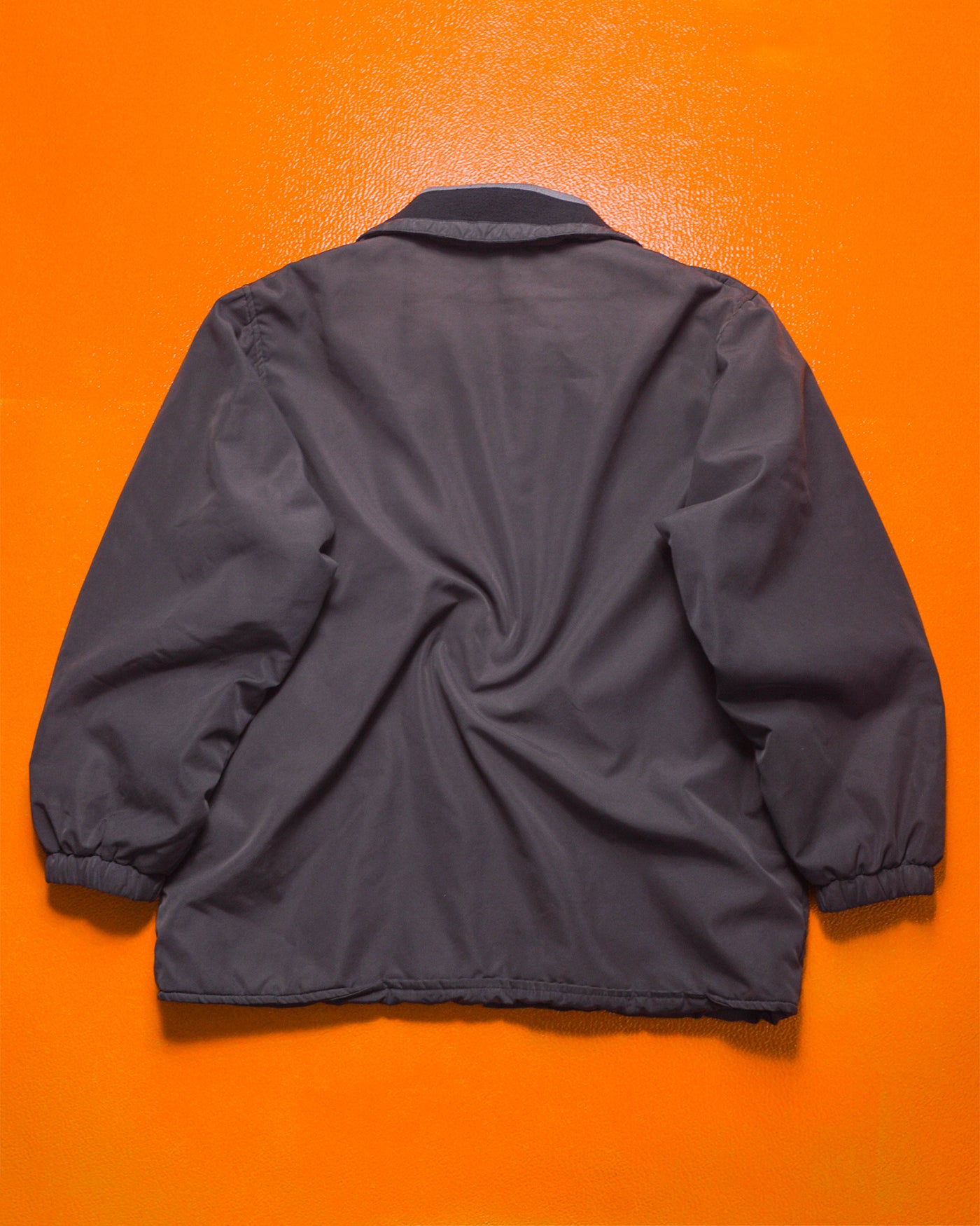休日限定 Stussy Jacket Windbreaker Grey Black Washed 90s Vintage ジャケット・アウター