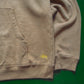 Minimal Early 2000s Tan / Gold Pullover Hoody (L)