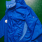 F.I.T Mesh Panelled Royal Blue Hex Texture Nylon Track Top  Jacket (~M~)