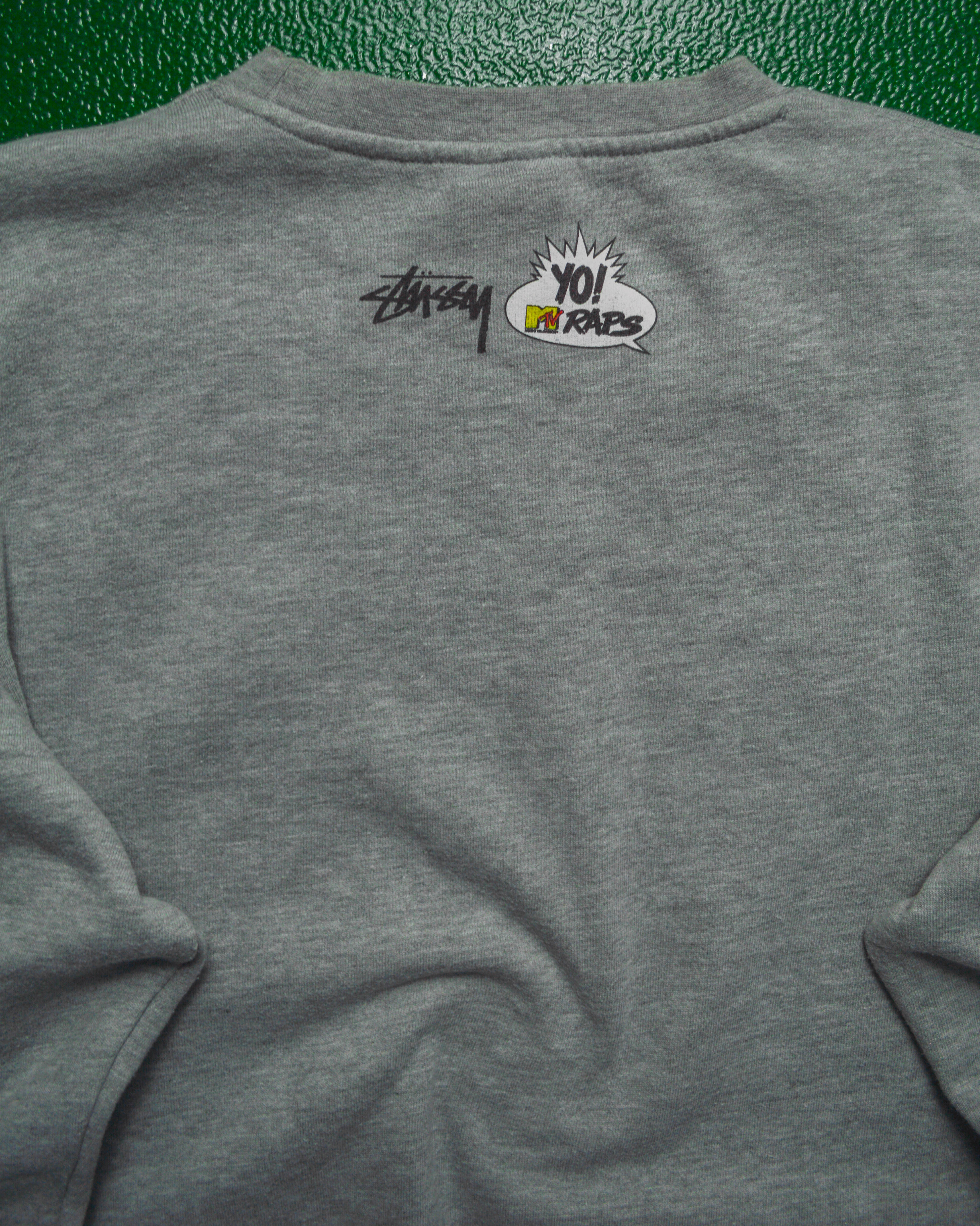 Stussy Yo MTV Raps Public Enemy Grey Crewneck Jumper () – shop