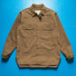 AW 1999 Ambivalence Brown / Green Minimal Mesh Lined Pocket Work Shirt (~S~)