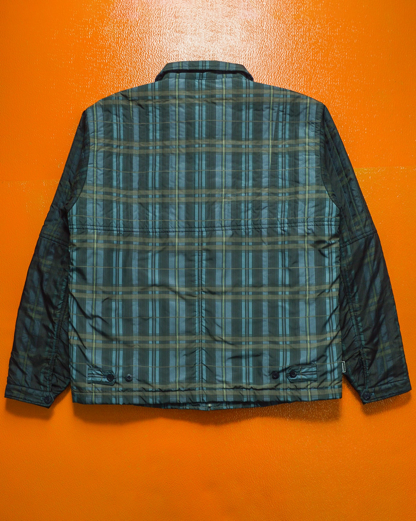 AW2000 Melting Pot Plaid Lightly Quilted Jacket (~L~)