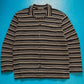 Woven Striped Overshirt (M~L)
