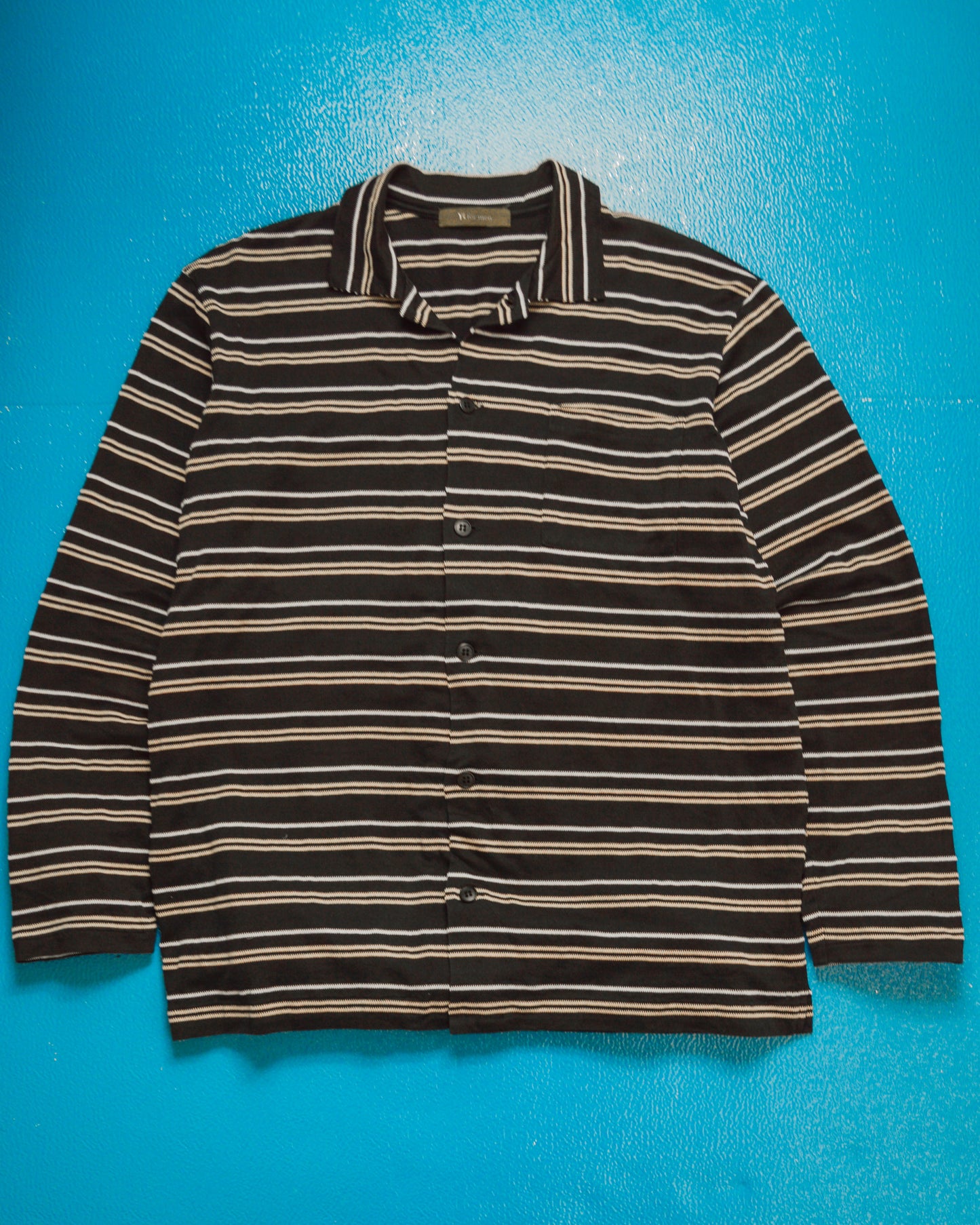 Woven Striped Overshirt (M~L)