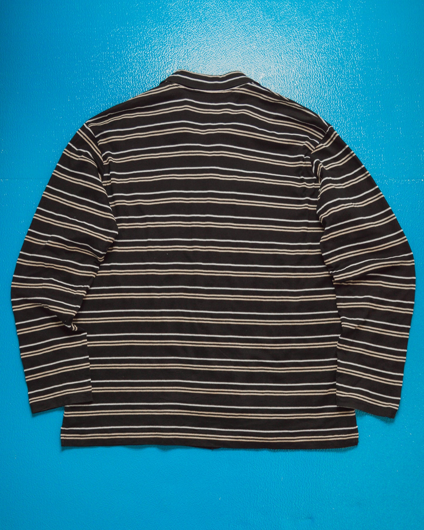 Woven Striped Overshirt (M~L)