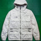 ANALOG Diamond Stitch White Multi Pocket Puffer Jacket (~M~)