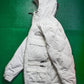 ANALOG Diamond Stitch White Multi Pocket Puffer Jacket (~M~)