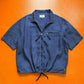 Armani Lino Flax / Linen "Low Environmental Impact" Navy Zip Up Over Shirt (L~XL)