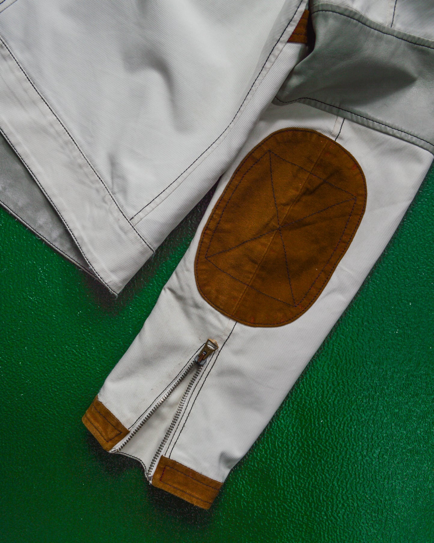 Armani Vintage Moto Racer / Biker Style Panelled Jacket (~M~)