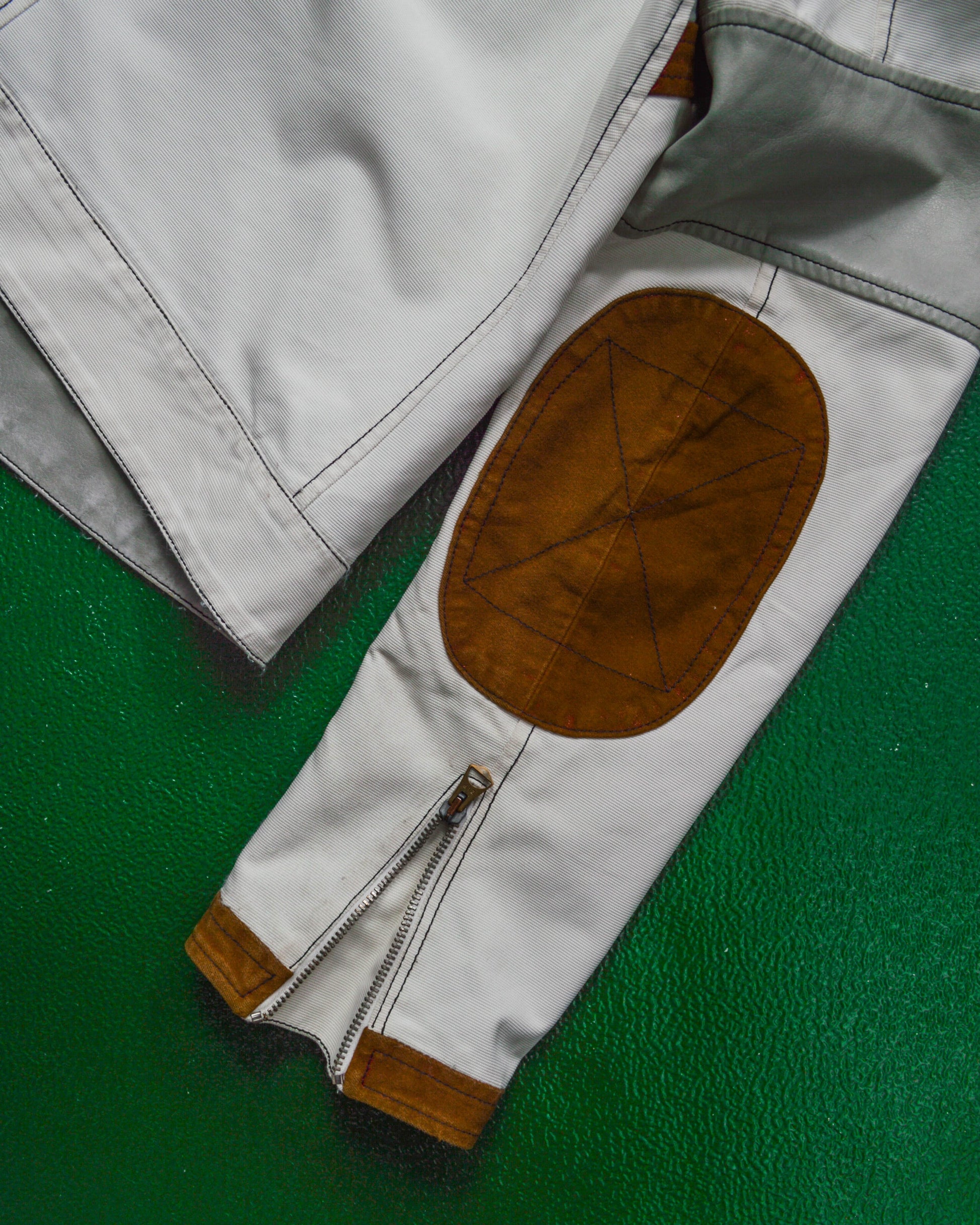 Armani Vintage Moto Racer / Biker Style Panelled Jacket (~M~)