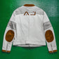 Armani Vintage Moto Racer / Biker Style Panelled Jacket (~M~)