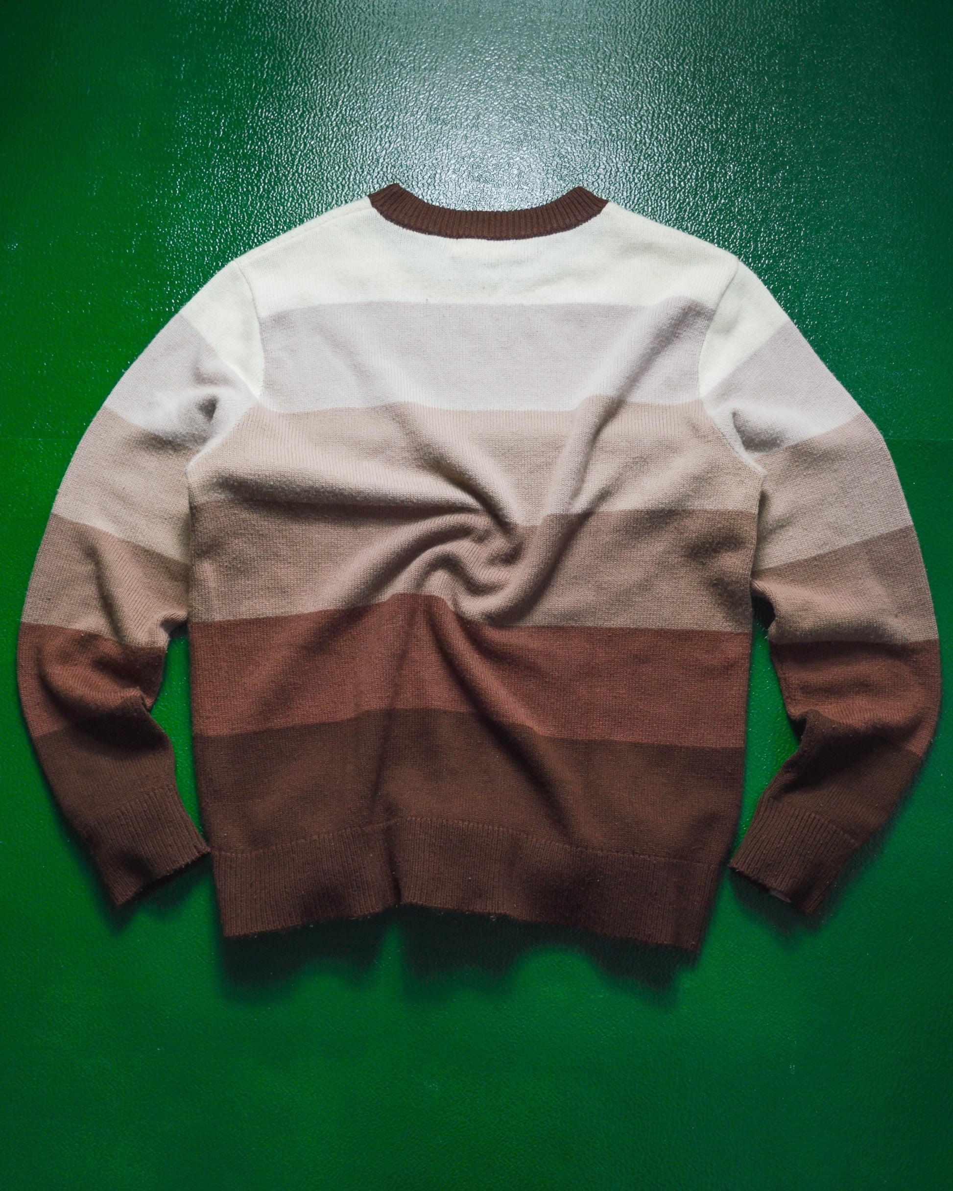 bape Ombre Blocked Tonal Knit Sweater (~M~)