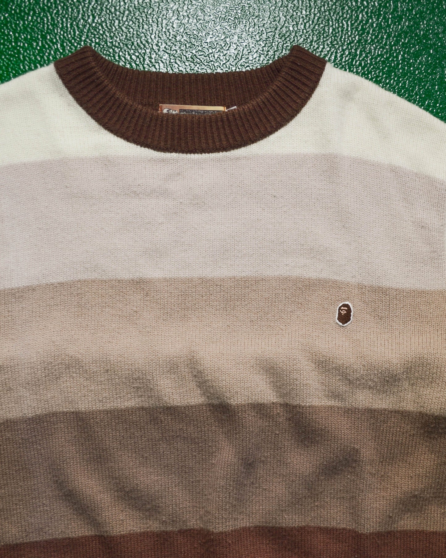 bape Ombre Blocked Tonal Knit Sweater (~M~)