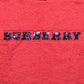 Burberry Hot Pink Sequin Spellout Logo Fleece jumper (~S~)