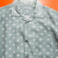 Comme Des Garçons Homme 1994 Minty Marbled Grey Rayon Polka Shirt (L~XL)