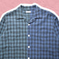 Comme Des Garçons Homme 2000 Blue Split Wool Shirt (~M~)
