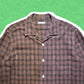 Comme Des Garçons Homme 2000 Burgundy Split Wool Shirt (~M~)