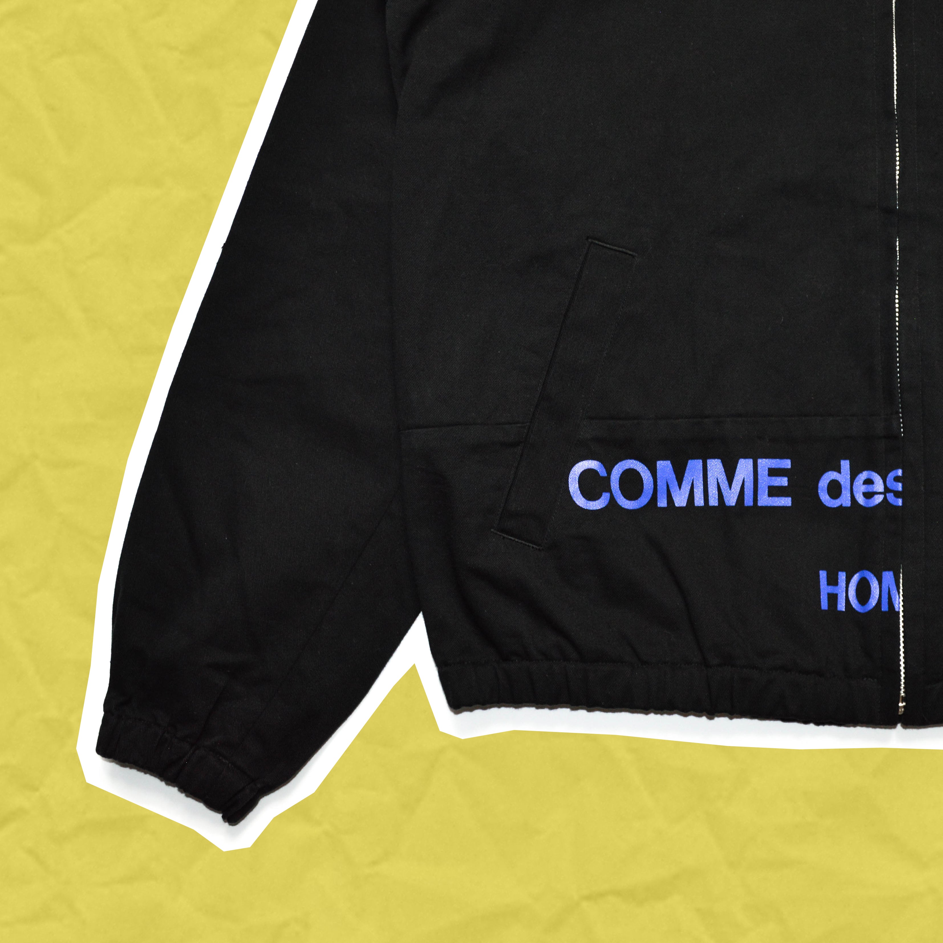 Comme Des Garcons Homme CDG 2001 Split Logo Hooded Jacket shop.allenreji