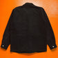 Comme Des Garçons Homme 2002 Garment Dyed Black Boxy Over Shirt (~M~)