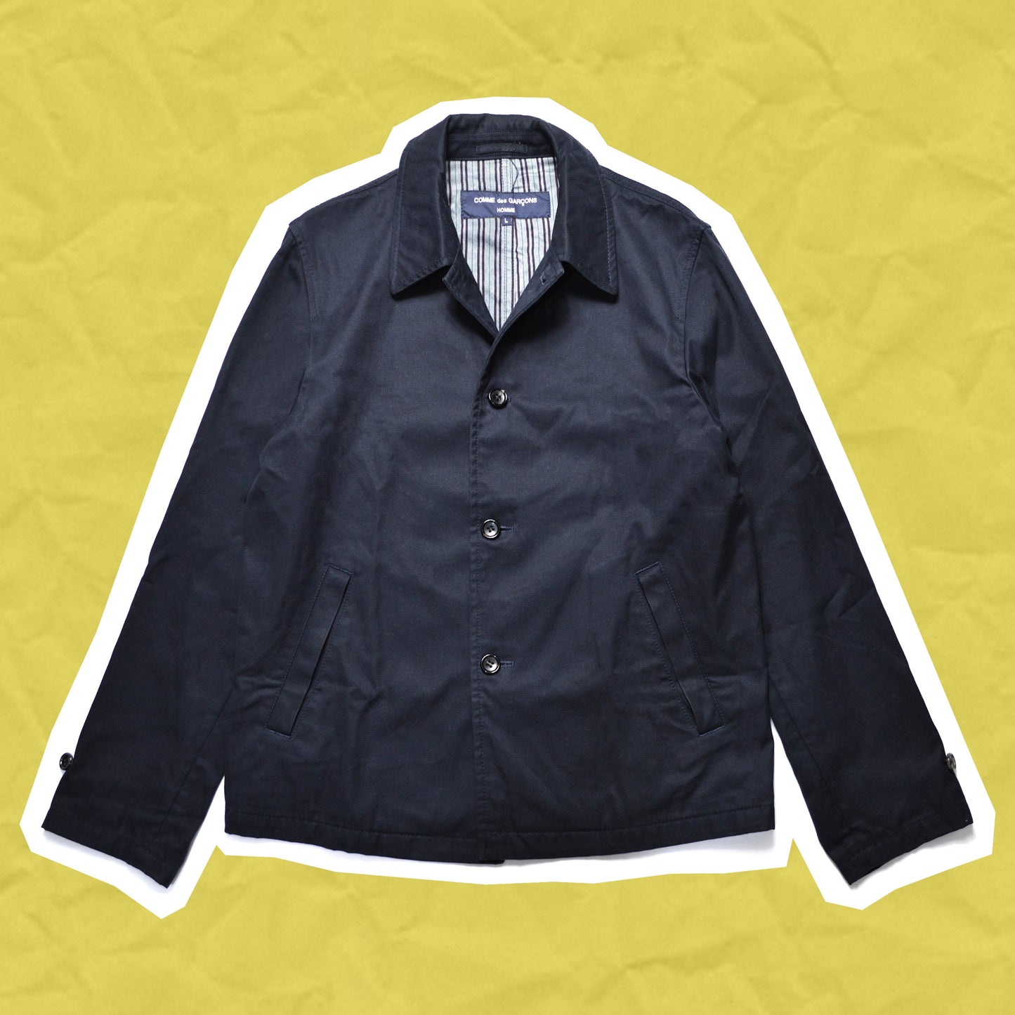 Comme Des Garçons Homme 2003 Navy Work Jacket (~M~)