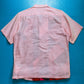 Comme Des Garçons Homme 2003 Tile Grid Panelled Pink / Red / Magenta Shirt (M)