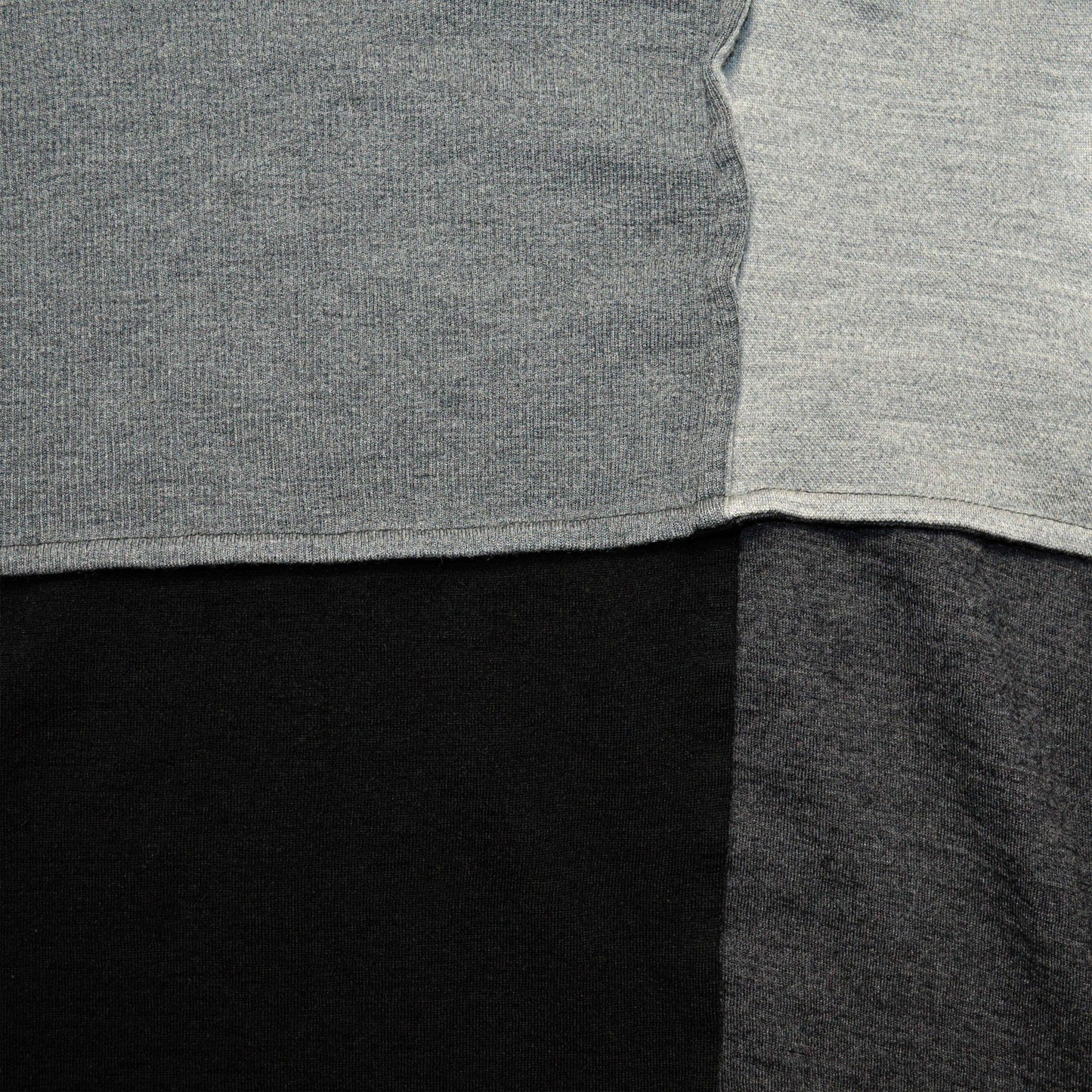 Comme Des Garçons Homme 2006 Reconstructed Asymmetric Tonal Longsleeve (~L~)