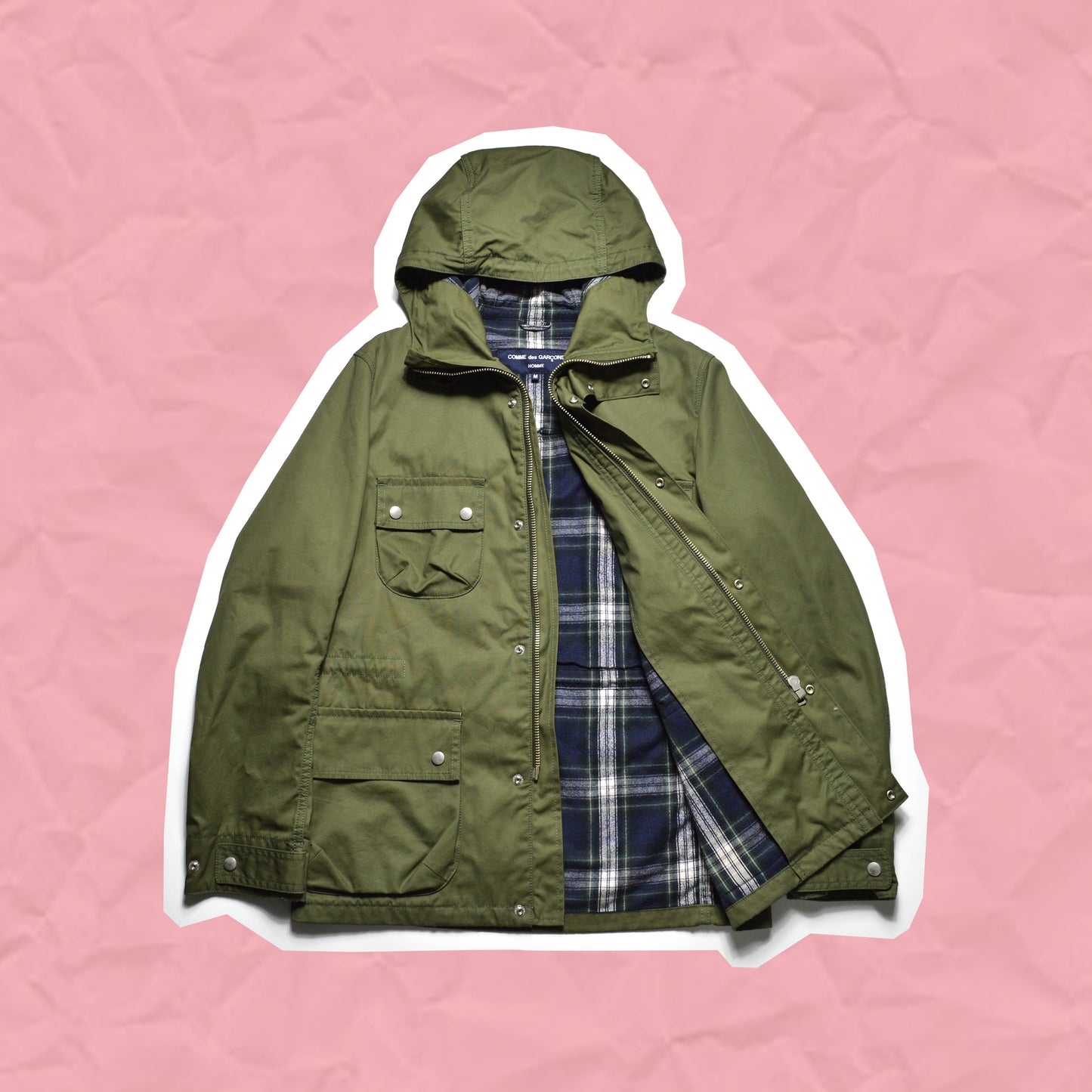 Comme Des Garçons Homme 2011 Olive Parka / Jacket (M)