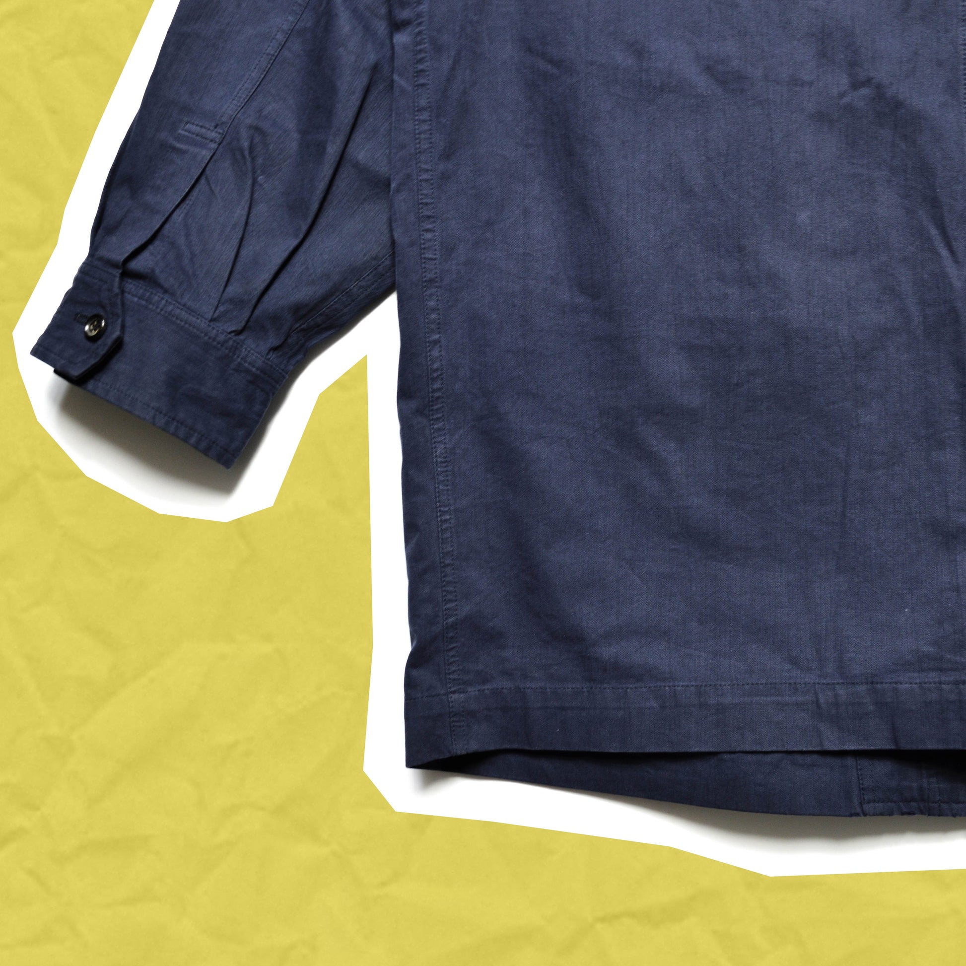 Comme Des Garçons Homme 90's Brushed Cotton Work Jacket With a Corduroy Collar (~L~)