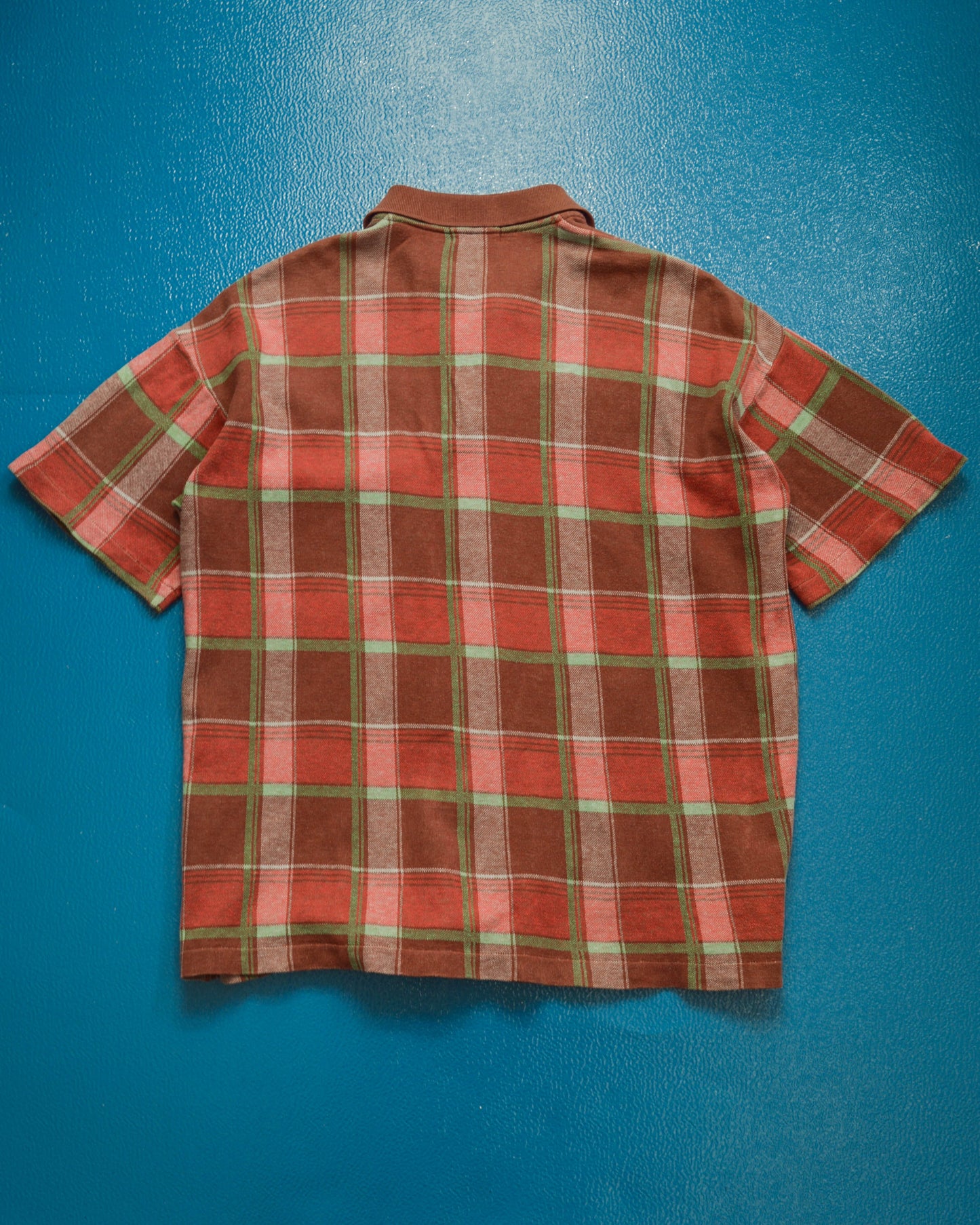 Comme Des Garçons Homme 90s Plaid Button-up Polo (~M~)