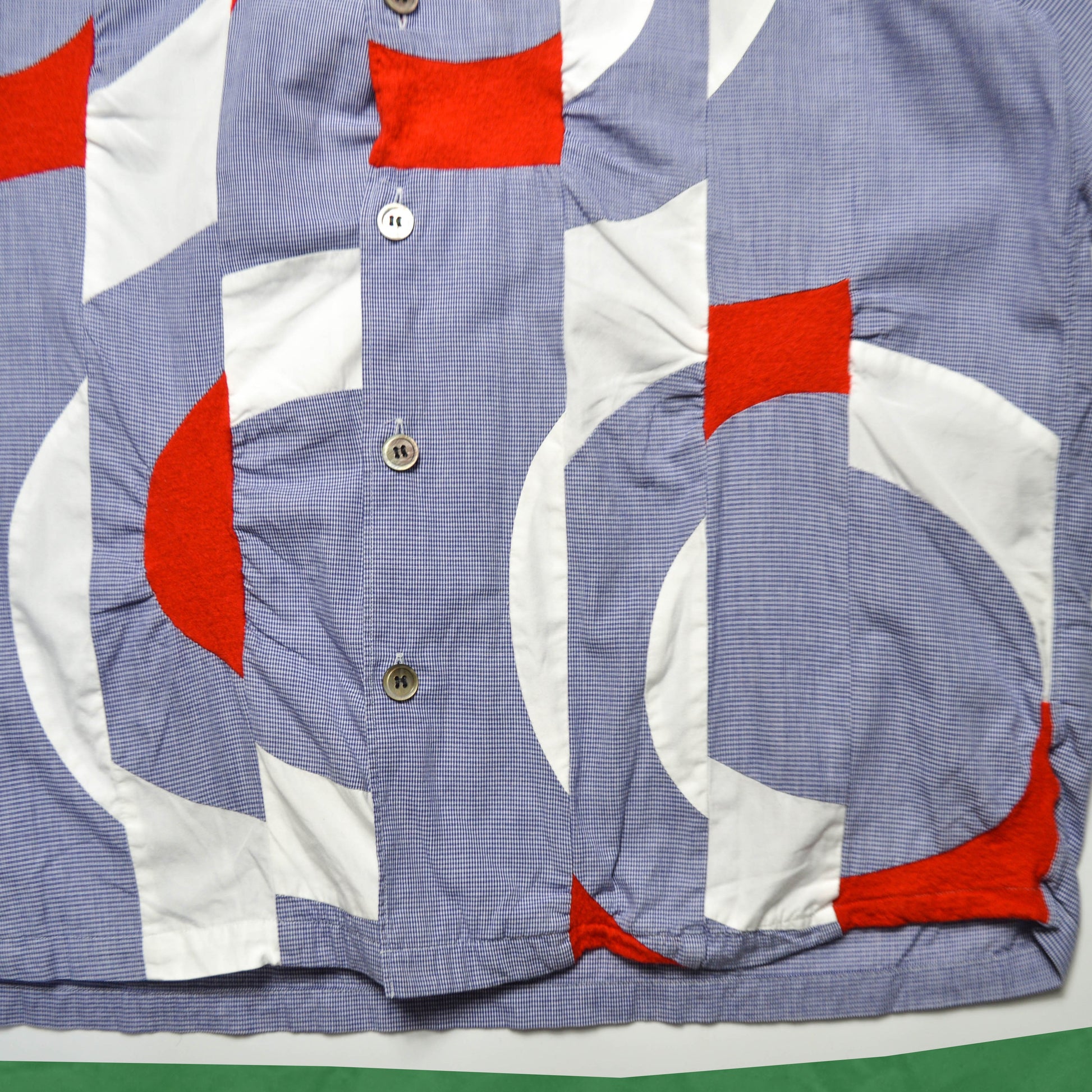 Comme Des Garçons Homme Asymmetrical Multi-Panelled Shirt (M~L)