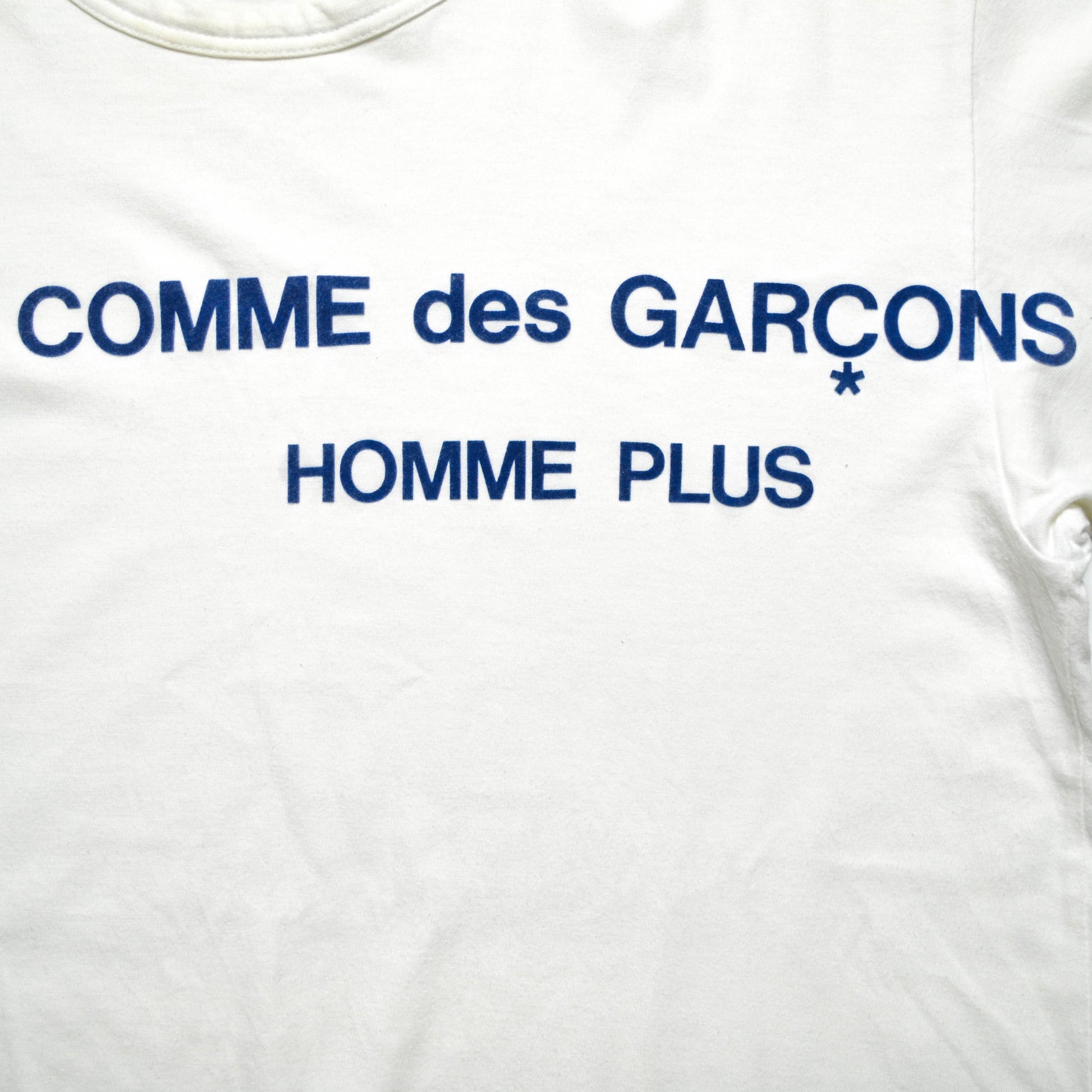 Comme Des Garçons Homme Plus 1996 Felt Logo T-shirt (~M~)