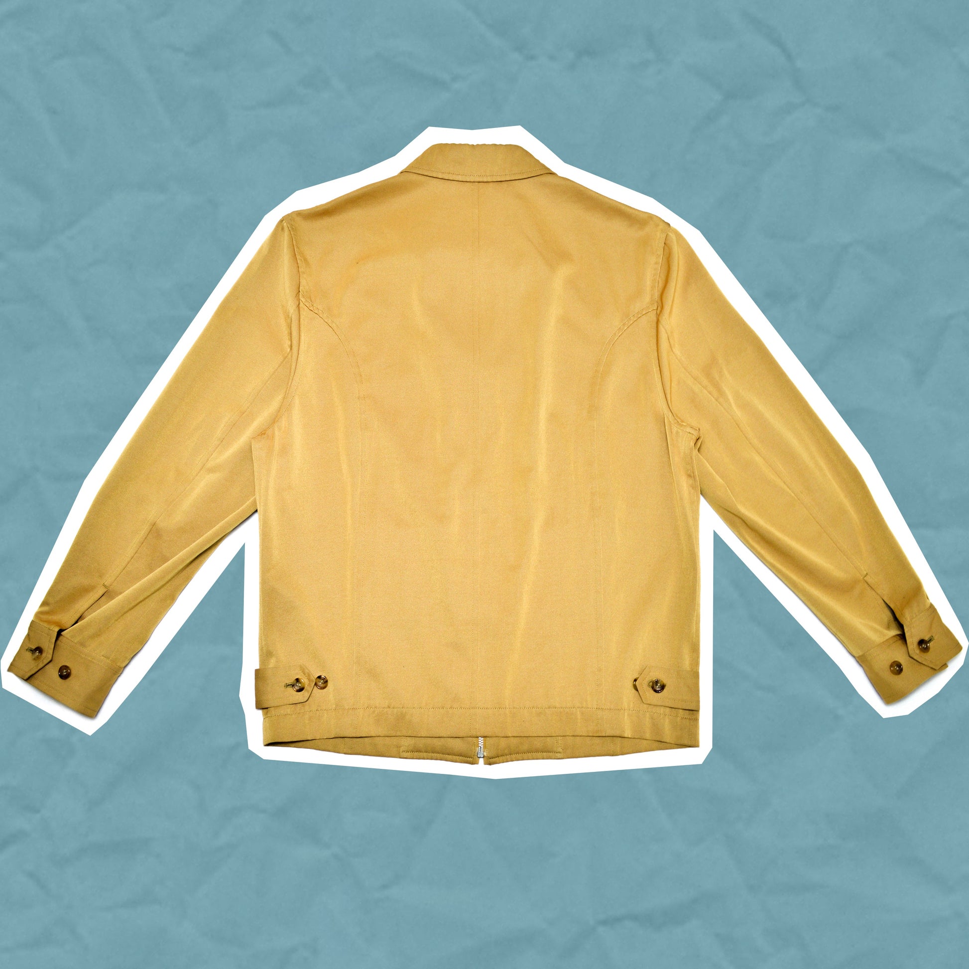 Comme Des Garçons Homme Plus 1998 Gold Rayon / Polyester Blend Jacket (M)