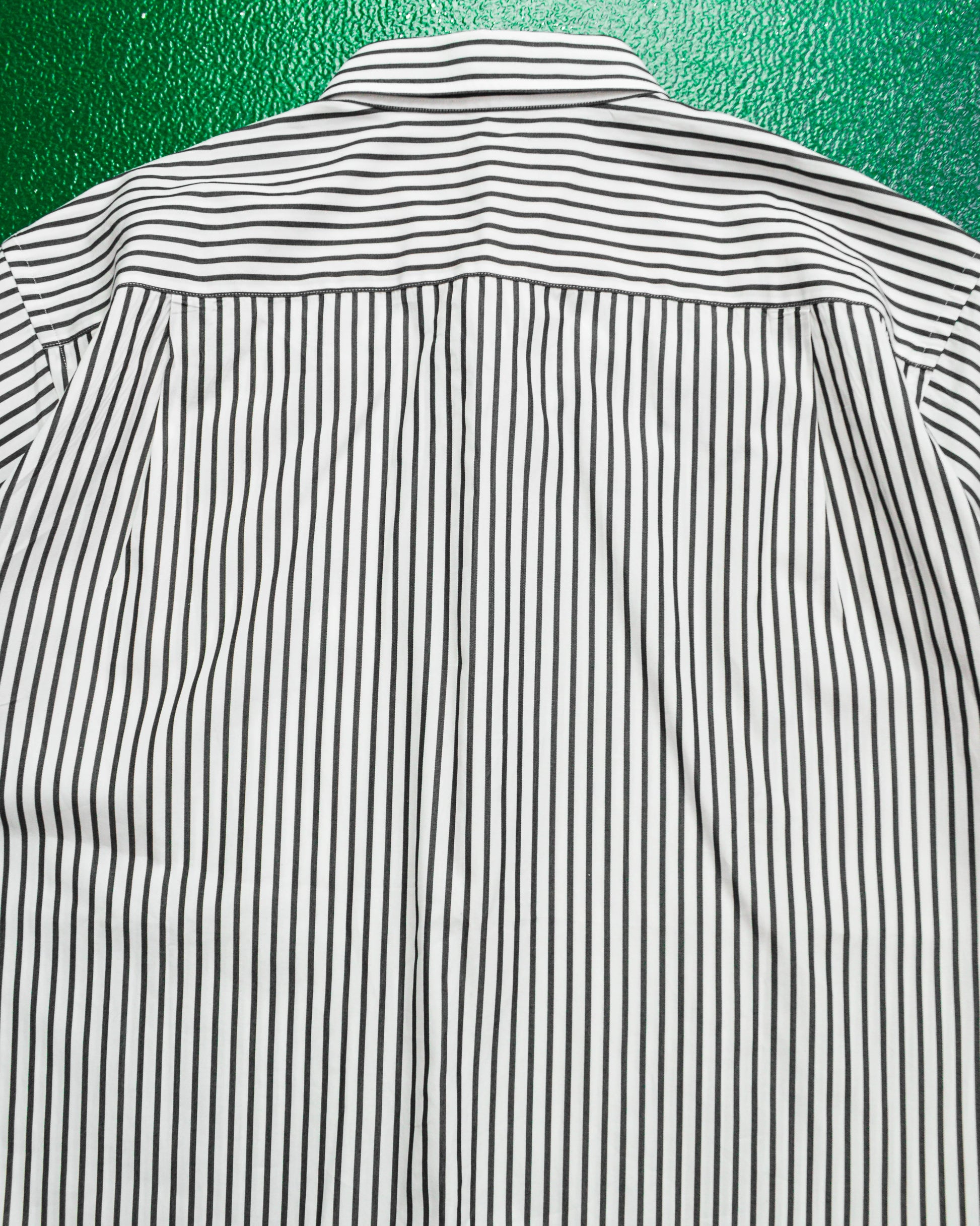 Comme Des Garçons Homme Vertical Striped Straight Hem Boxy Shirt (~M~)