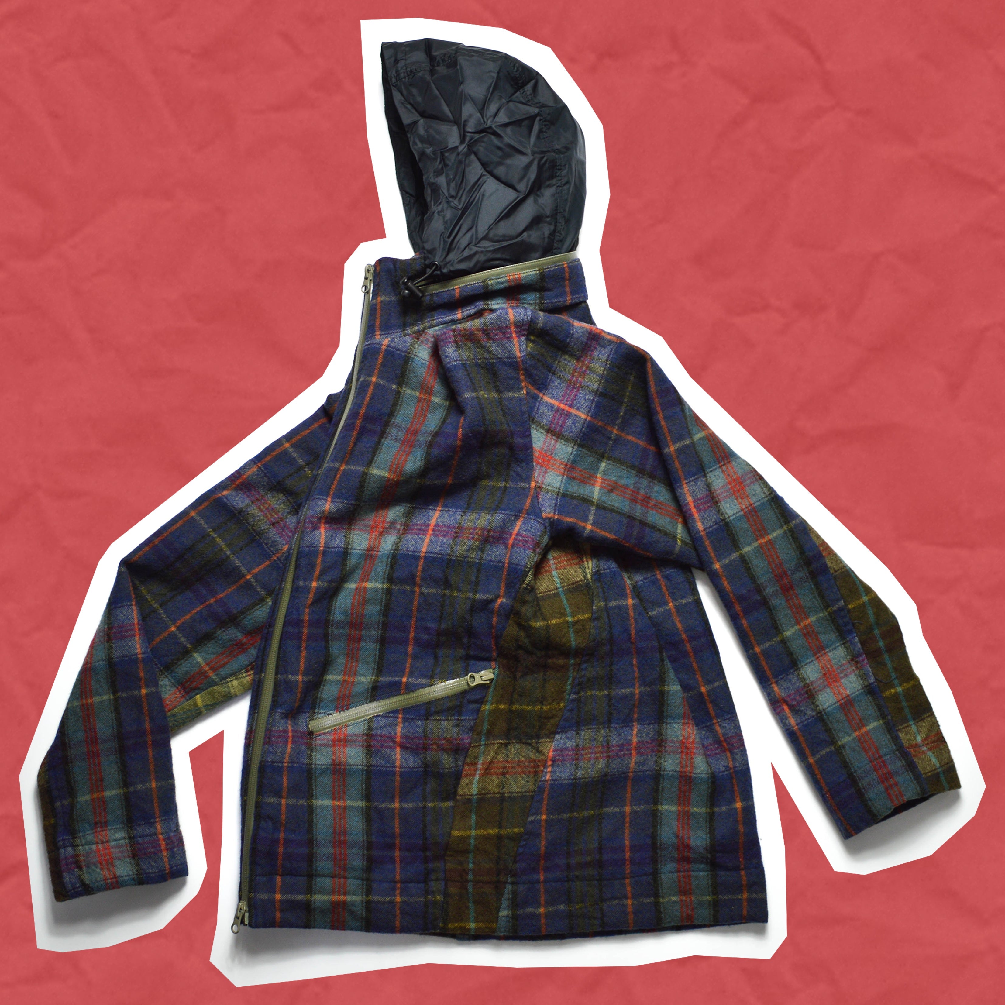 Comme Des Garcons Shirt 2008 Plaid Panelled Jacket (S) – shop