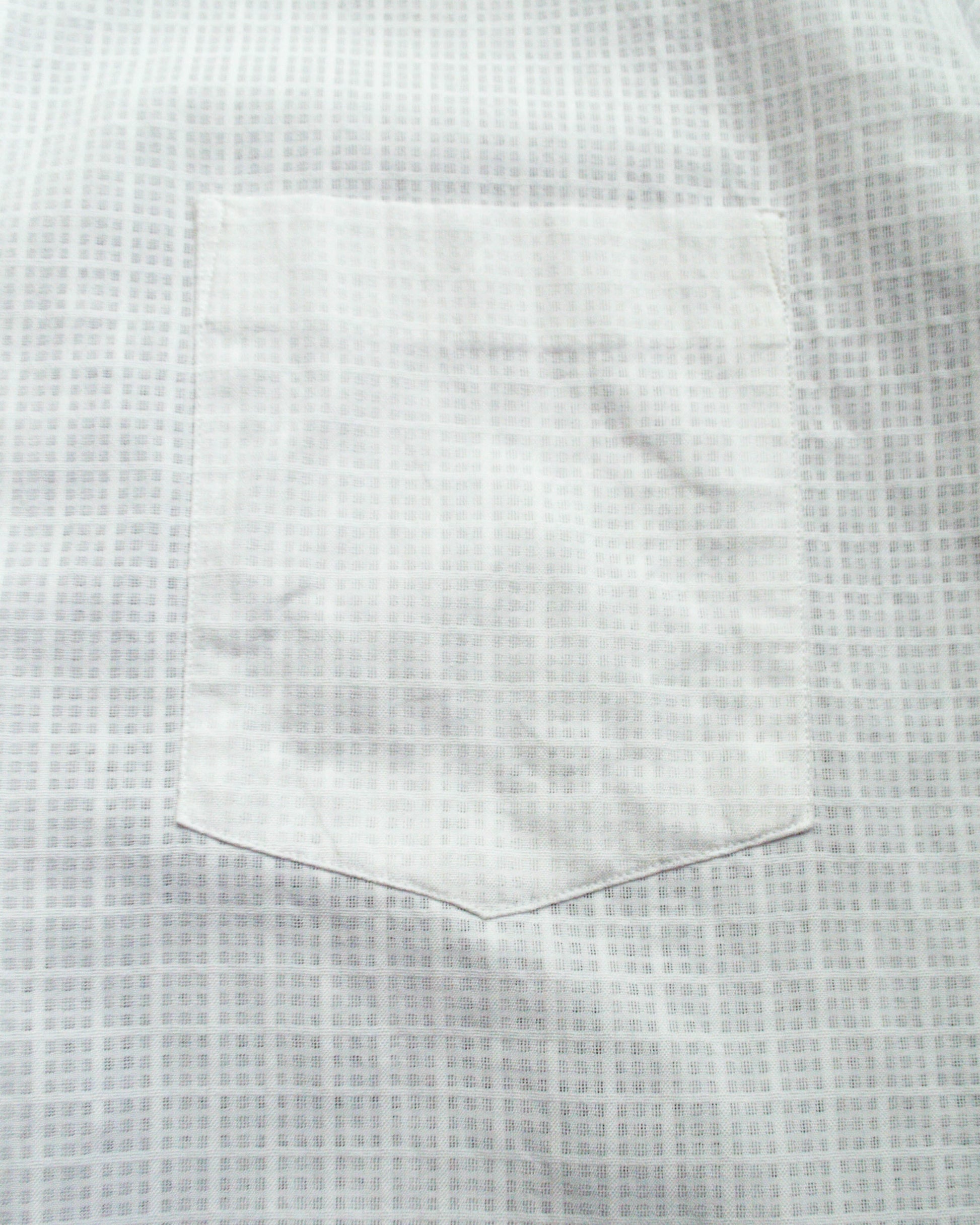Comme Des Garçons Shirt 90s Grid Lace / Mesh 3/4 Zip Shirt (L~XL)