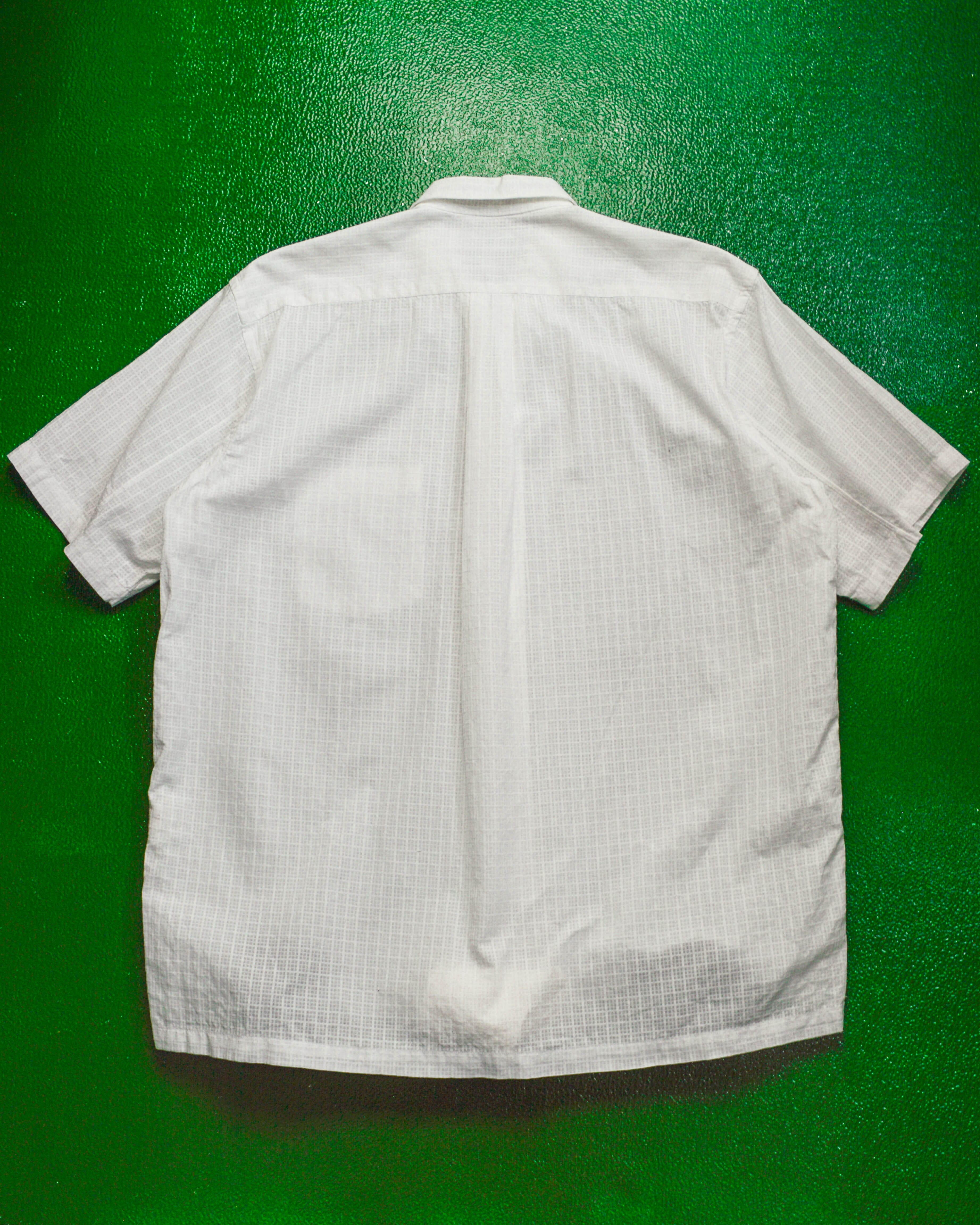 Comme des Garcons CdG Shirt 90s Grid Lace Mesh 3 4 Zip Shirt L XL shop.allenreji