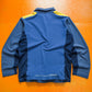 Comme Des Garçons Shirt Blue Hybrid Longsleeve Zip Polo Shirt (M & L)