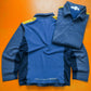 Comme Des Garçons Shirt Blue Hybrid Longsleeve Zip Polo Shirt (M & L)