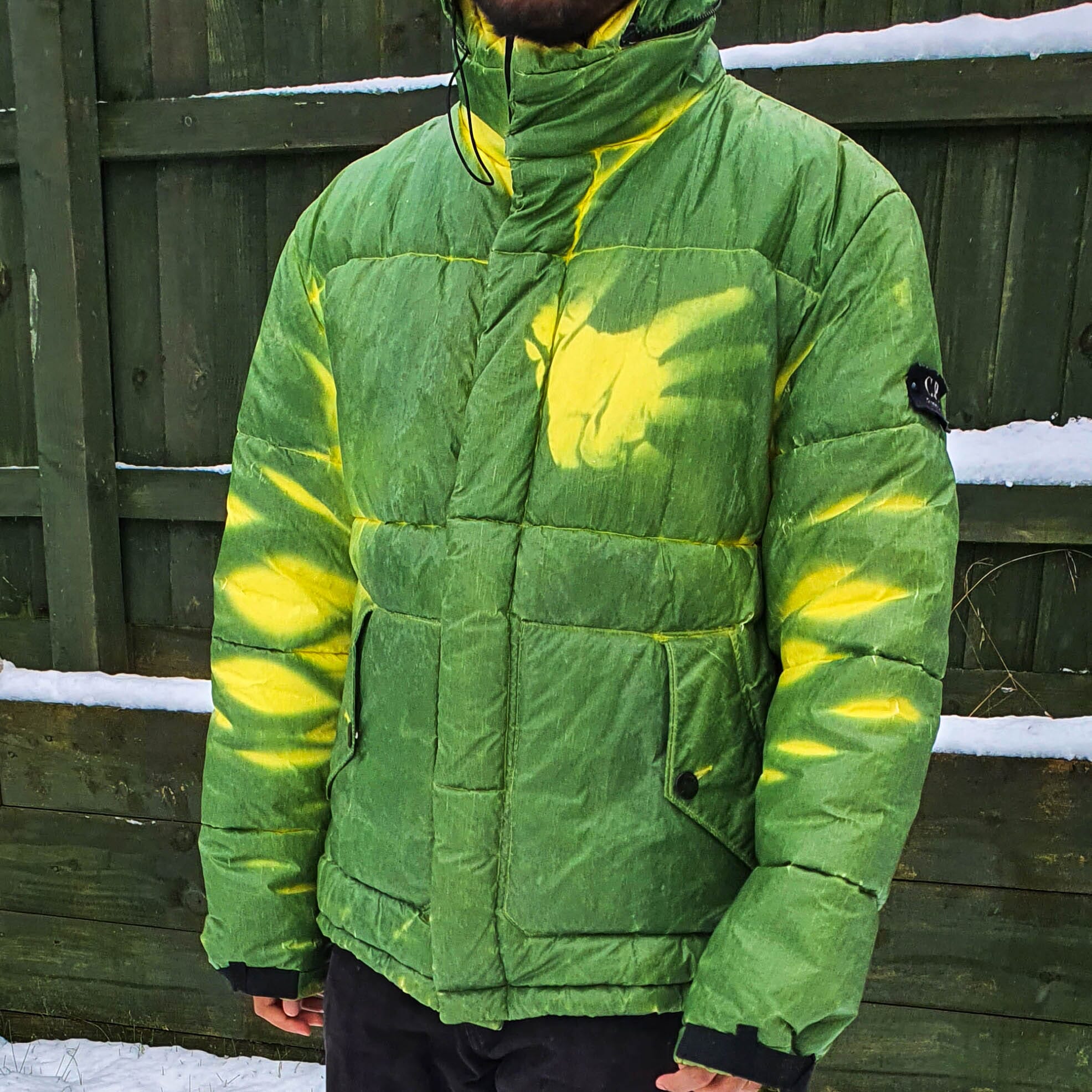 Yellow cp company jacket hot sale