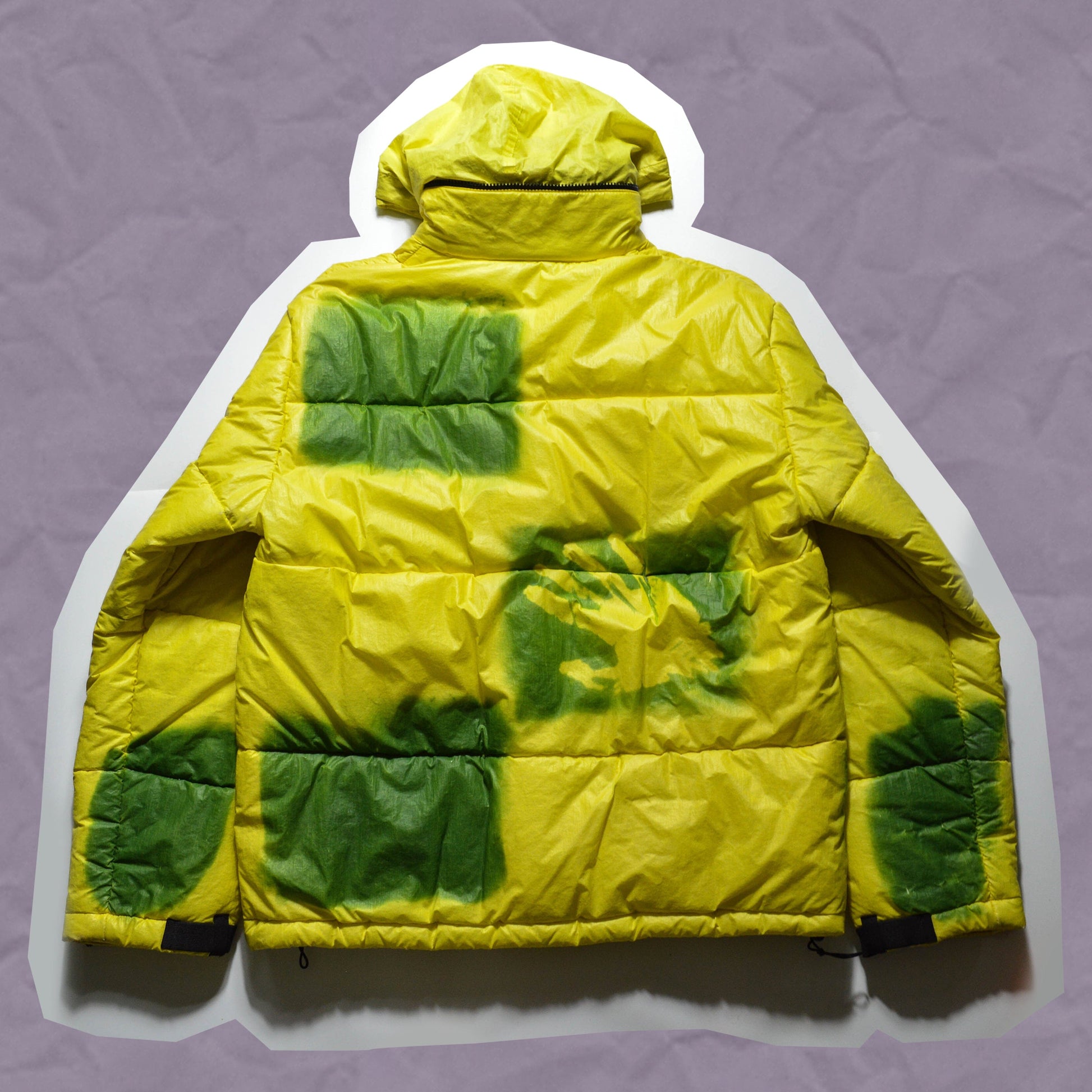 C.P. Company A/W 1998 Ice / Thermosensitive Yellow / Green Puffer Jacket (~M~)