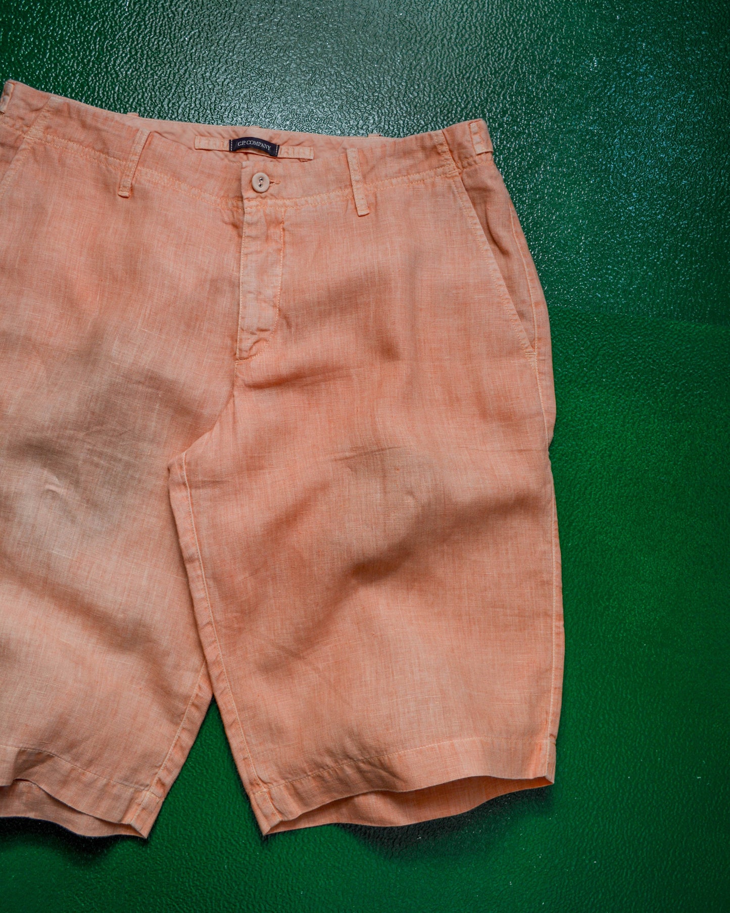 C.P. Company C.P Company SS07 Lino Flax Peach Shorts (30~32)