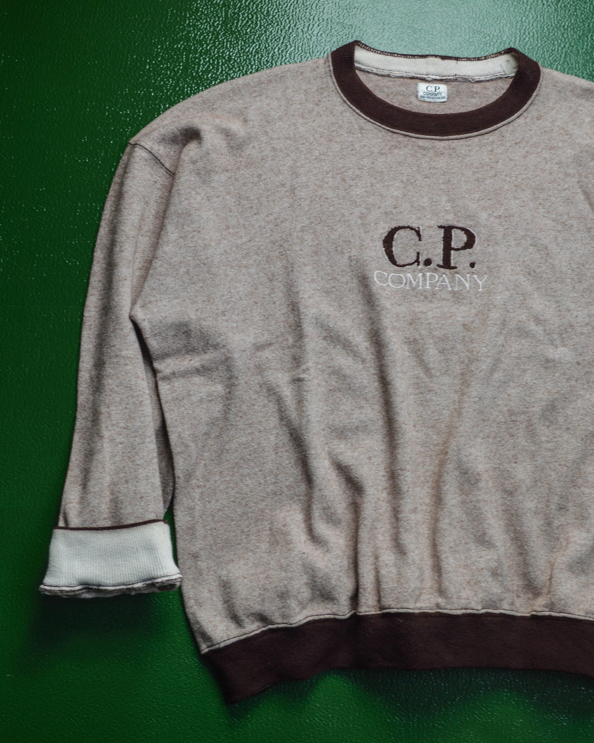 c.p. company Ideas From Massimo Osti Chenille Logo Jumper (M~L)