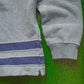 C.P. Company Soft Blue Hem Striped Spell Out Logo Jumper (S~M)