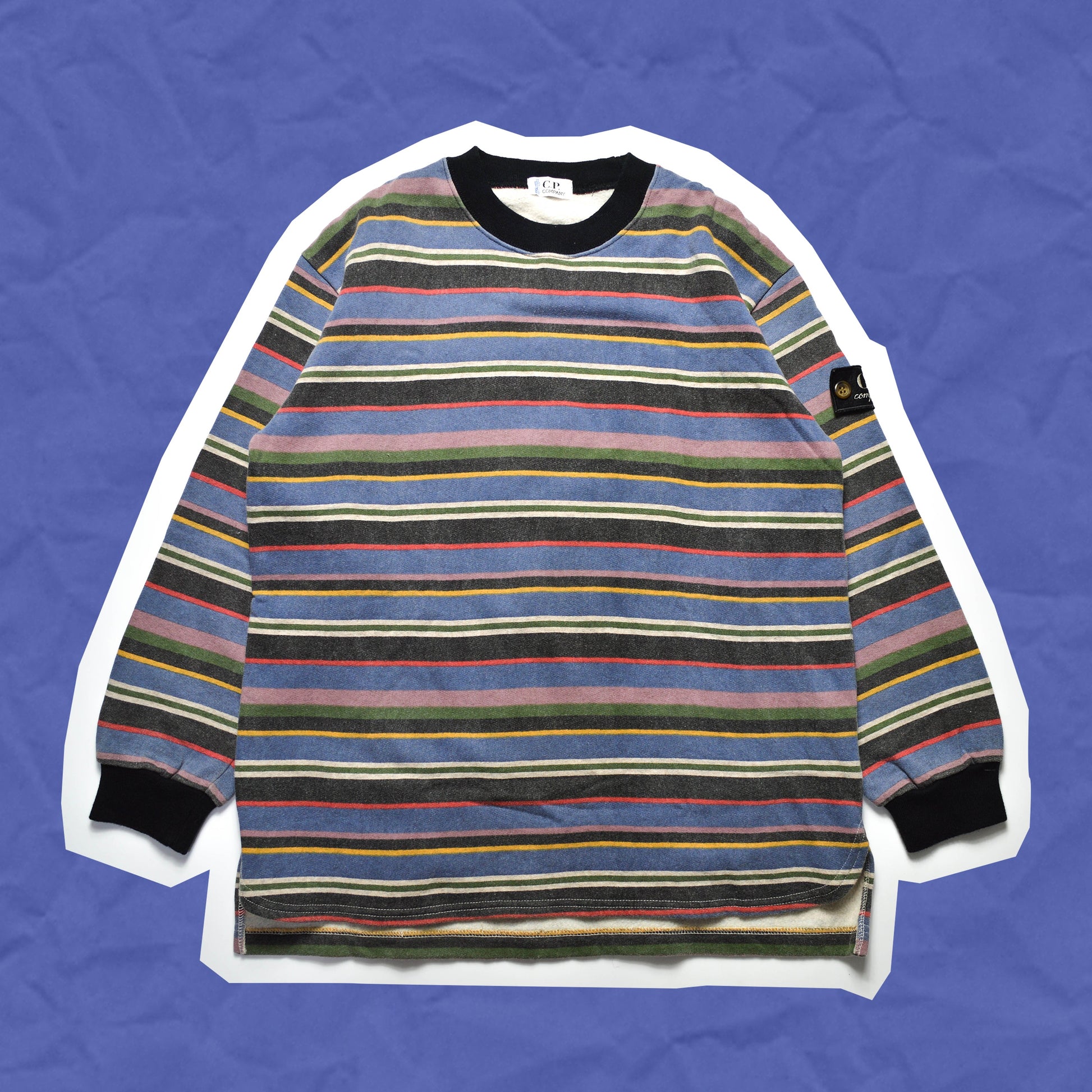 C.P. Company Striped Long Sleeve Top (~S~)