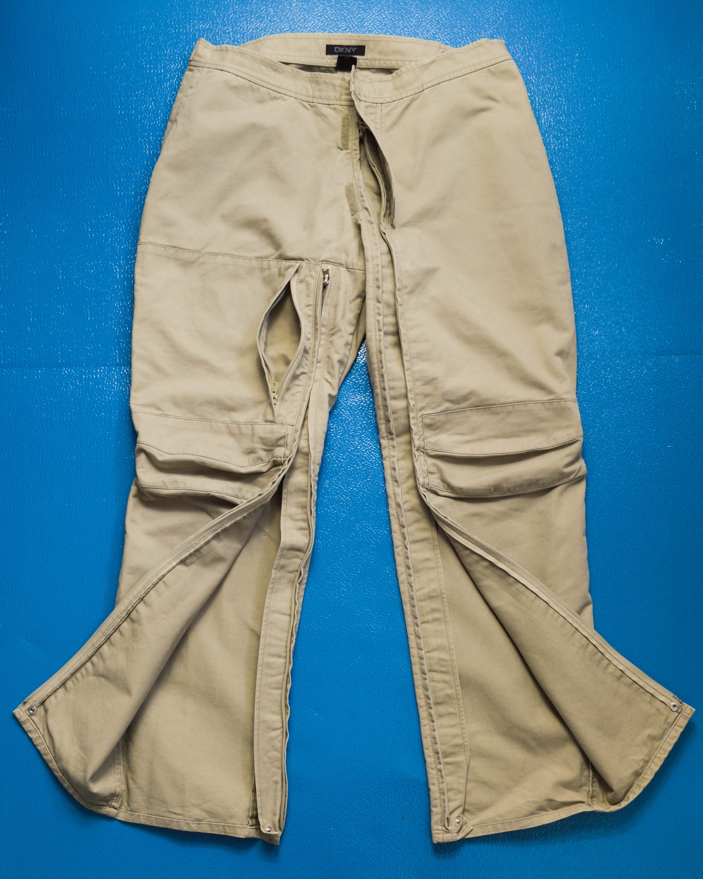 DKNY Moto Style Articulated Heavy Canvas Pants (~34~)