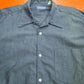GOODENOUGH 90s Chambray Open Collar Minimal Shirt (L~XL)