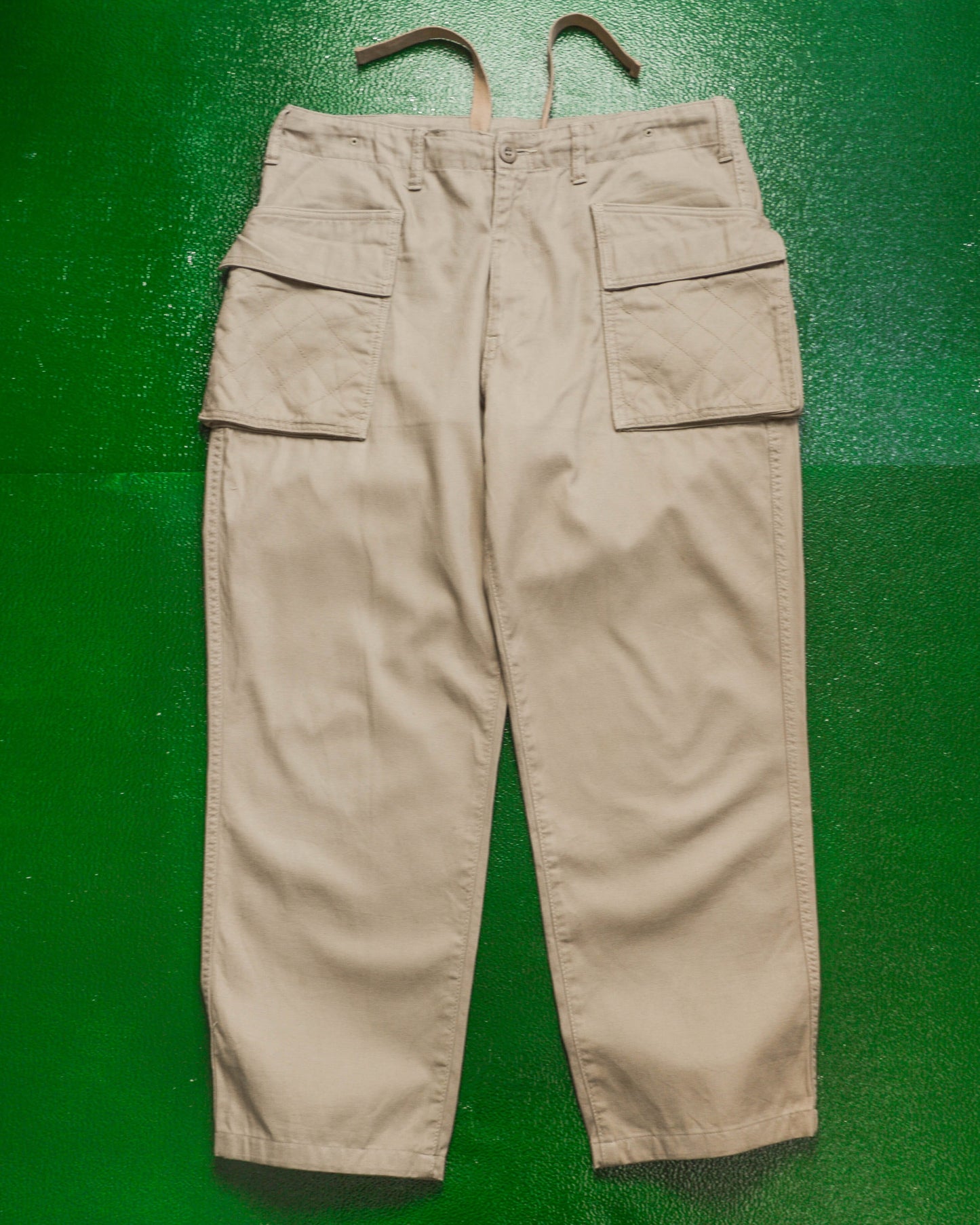 goodenough 90s Dual Compartment Patch Pocket Tan Cargo Pants (~32~)